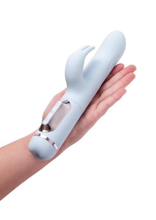 Swivelling Rampant Rabbit Silicone G-Spot Vibrator - Image 6