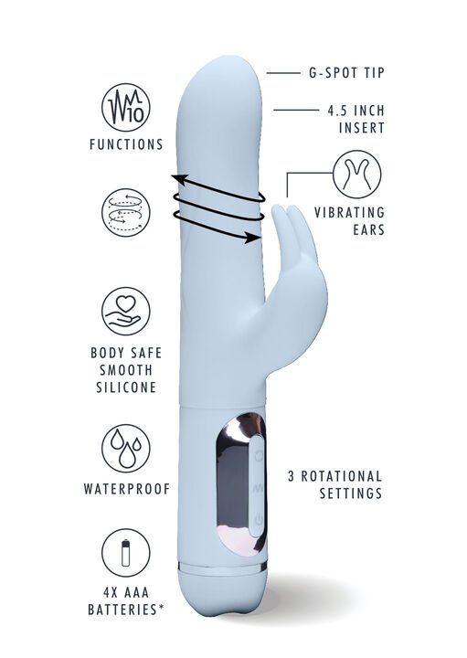 Swivelling Rampant Rabbit Silicone G-Spot Vibrator - Image 5