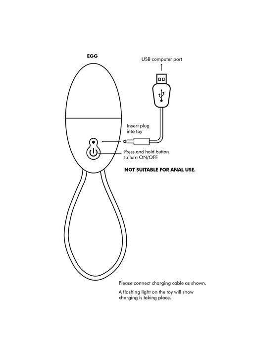 Fusion Rechargeable Waterproof Remote Control Love Egg - Image 4
