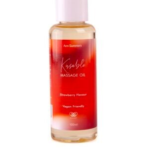 Kissable Strawberry Flavoured Massage Oil 100ml