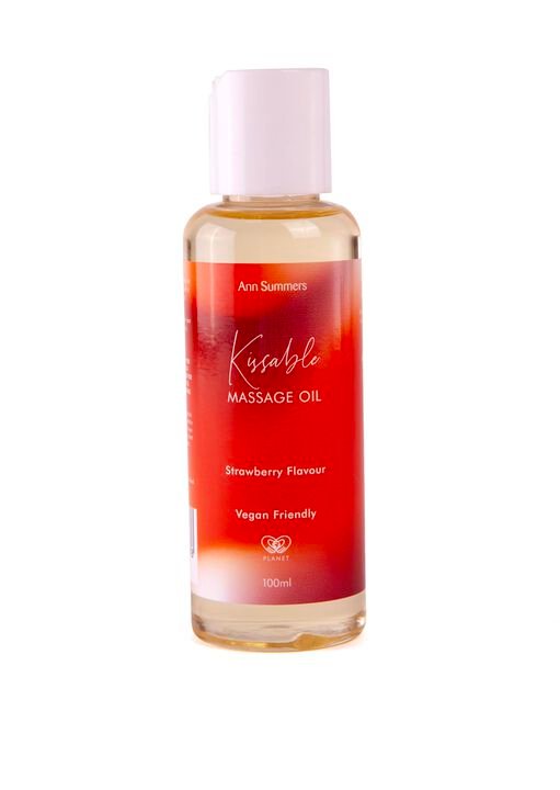 Kissable Strawberry Flavoured Massage Oil 100ml