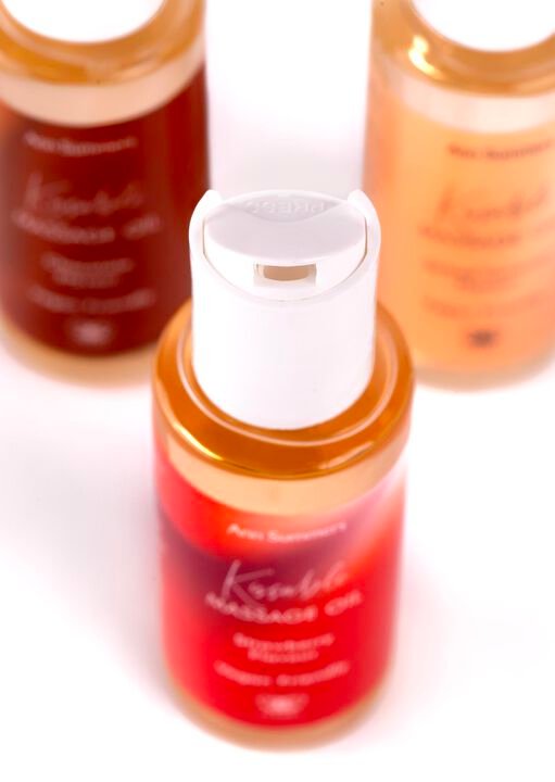 Kissable Flavoured Massage Oil 50ml Set - Pack of 3 - Image 3
