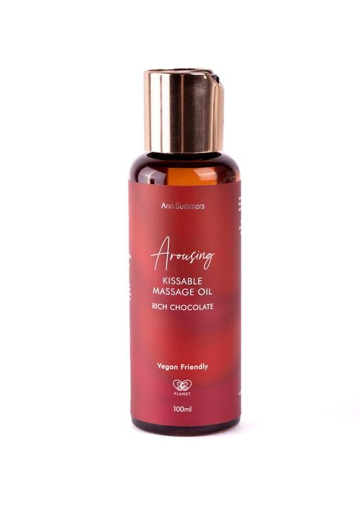 Dark Cherry & Chocolate Luxury Flavoured Kissable Massage Oil 100ml