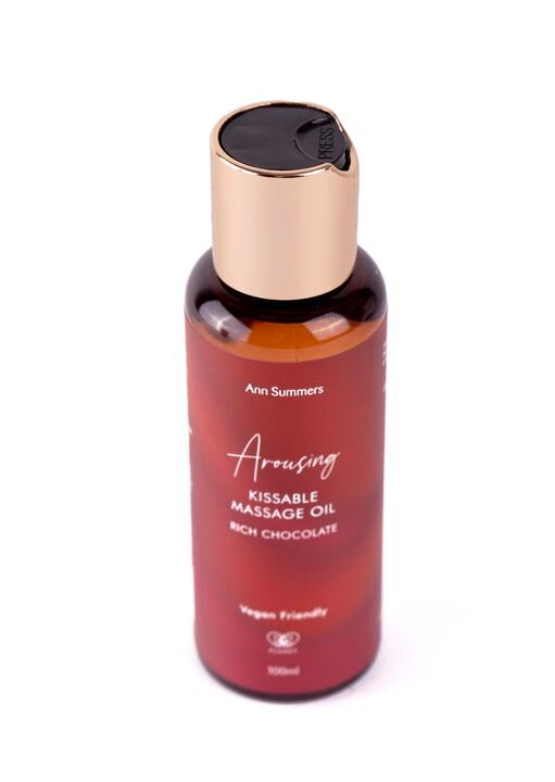 Dark Cherry & Chocolate Luxury Flavoured Kissable Massage Oil 100ml - Image 4