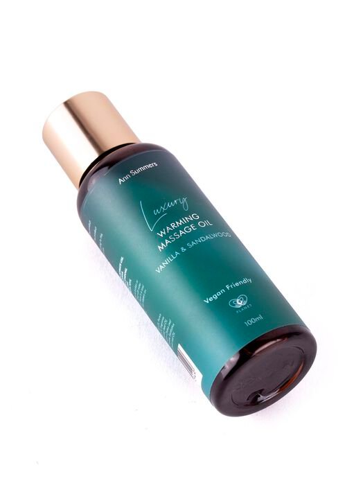 Vanilla & Sandalwood Luxury Warming Massage Oil 100ml - Image 3