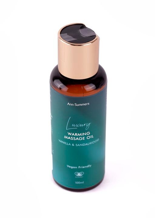 Vanilla & Sandalwood Luxury Warming Massage Oil 100ml - Image 5