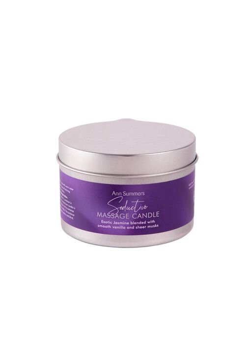 Jasmine, Vanilla & Musk Scented Seductive Massage Candle 100g