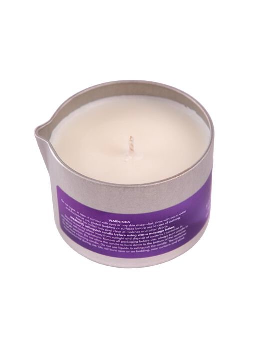Jasmine, Vanilla & Musk Scented Seductive Massage Candle 100g - Image 2