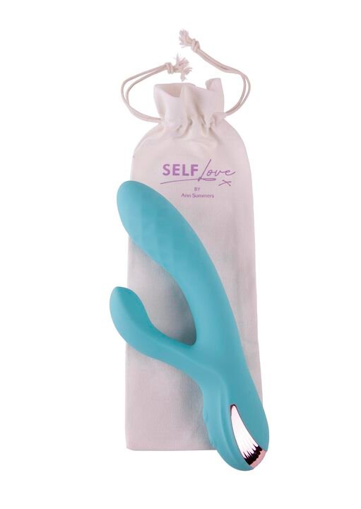 Self Love Dual Simulation Silicone Rabbit Vibrator - Image 3