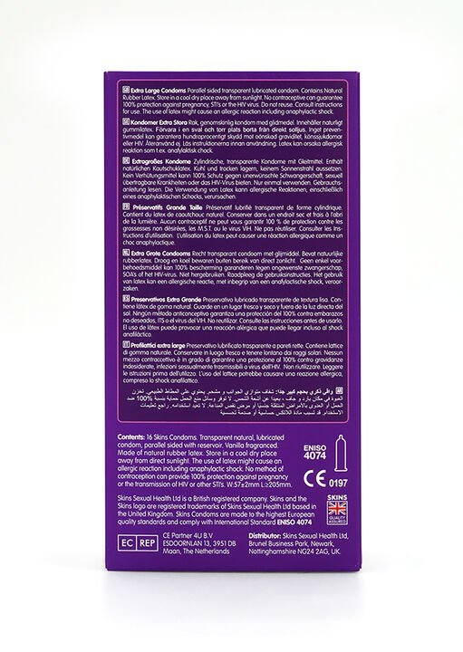 Skins Condoms Extra Large 16 Pack - Image 2